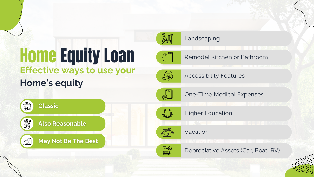 effective  ways to use  your home equity